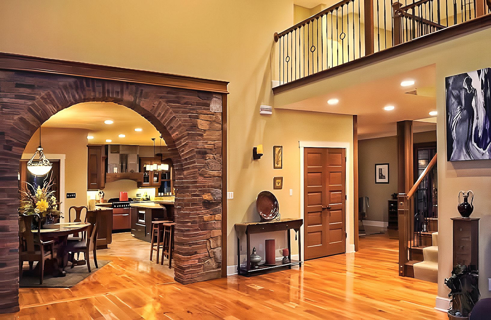Restored home interior