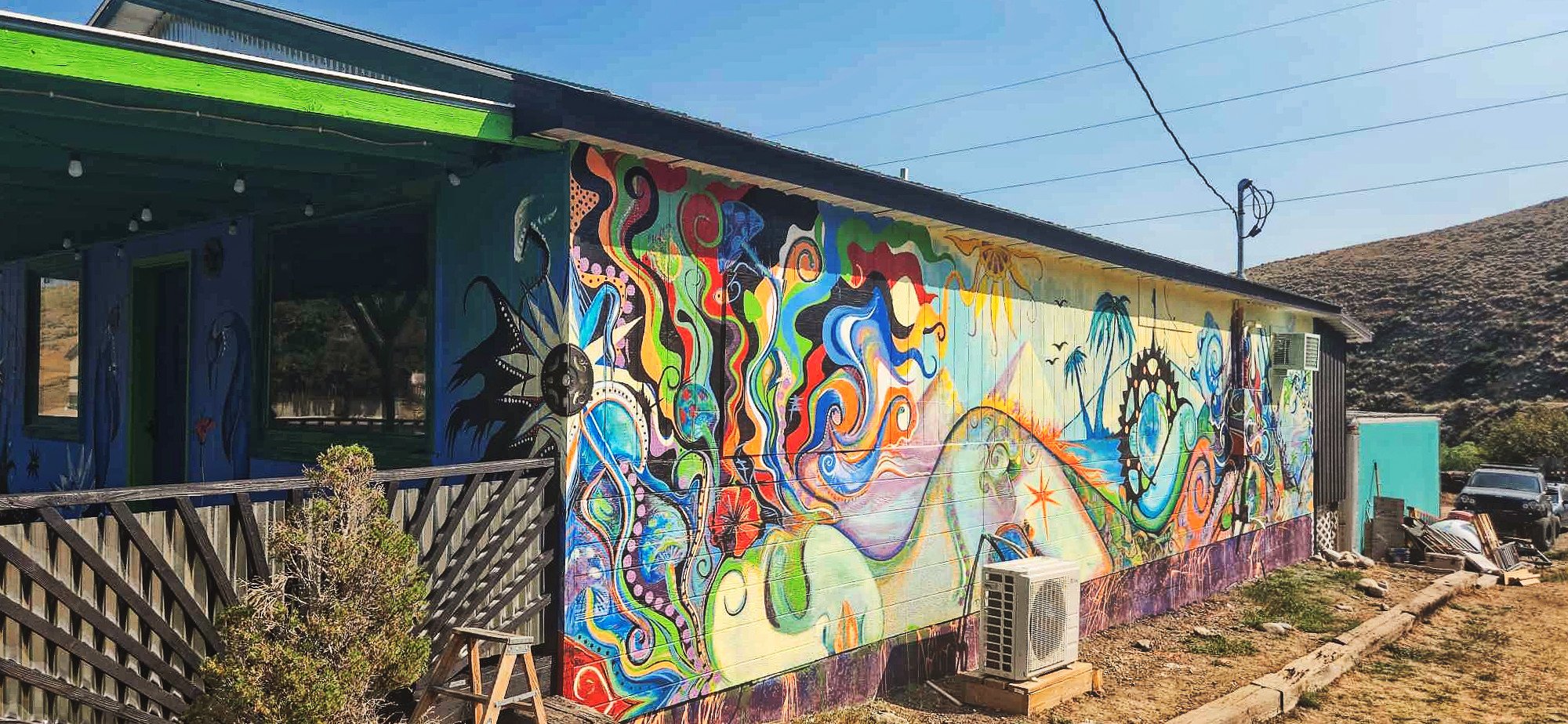 Red Lodge completed mural